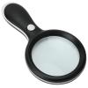 10X LED Magnifying Glass Handheld Illuminated Magnifier Handheld Reading Magnifier Glass with 18 LED Illuminated Lamp Beads for Seniors Reading view 2