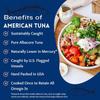 American Tuna Sushi-grade Pole Caught Albacore Tuna Variety Pack - Cooked Once, No Additives | 6 Cans (2x6oz Garlic, 2x6oz Jalapeno, 2x5oz Smoked w/Olive Oil) | Dolphin Safe, Ocean Caught view 3
