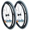 24" Sentinel 12 Spoke Wheel With Pushrims And Tires (24"x1 3/8" With Primo All Terrain Tires) view 1