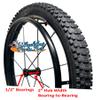 24" Sentinel 12 Spoke Wheel With Pushrims And Tires (24"x2" W/Navegal Tires) view 2