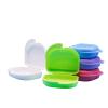 50 Pack Dental Orthodontic Retainer Box Denture Storage Container Mouth Guard Box with Vent and Hinged Lid (Color : Blue - 50pcs) view 2