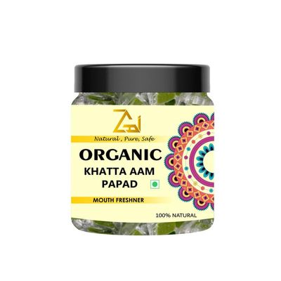 GAGZI Natural Khatta Aam Papad Mango Slice Aam Pachak Churan/Aam Lachha - 200 GM