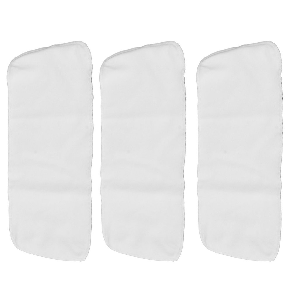 3 Pcs Cotton Flannel for Castor Oil Pack, Cotton Organic Flannel, Reusable Unbleached Replaceable Castor Oil Pads for Liver Detox Stomach Back Joints Soothing Heat Compress