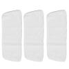 3 Pcs Cotton Flannel for Castor Oil Pack, Cotton Organic Flannel, Reusable Unbleached Replaceable Castor Oil Pads for Liver Detox Stomach Back Joints Soothing Heat Compress view 1