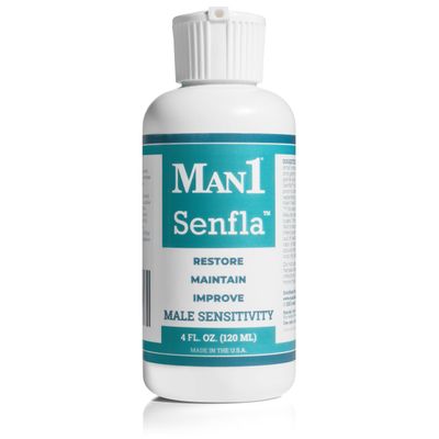 Man1 Senfla: Restore Penile Sensation. Formulated for Men Who Have Experienced Diminished Sensitivity. Enhance and Maintain Intimate Feeling and Bring Back The Spark in Your Life