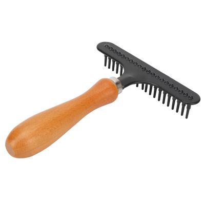 Carpet Cleaning Rake, Salon Metal Carpet Cleaning Rake Ergonomic Handle