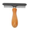 Carpet Cleaning Rake, Salon Metal Carpet Cleaning Rake Ergonomic Handle view 4