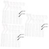 LALAFINA 60pairs Silicone Eyeglass Ear Grips Comfortable - Temple Tips for Glasses Eyewear Retainers for Daily Wear Outdoor Activities Yoga More view 1
