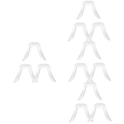 12 Pcs Nose Bridge for Glasses Eyeglass Parts Silicone Eyeglasses Nose Pads Nose Pads for Glasses Eye Glasses Repair Parts Glasses Clear Student Replace Small Glasses