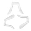 12 Pcs Nose Bridge for Glasses Eyeglass Parts Silicone Eyeglasses Nose Pads Nose Pads for Glasses Eye Glasses Repair Parts Glasses Clear Student Replace Small Glasses view 2