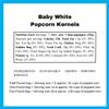 Baby White Gourmet Popcorn Kernels - Dell Cove Spices - Tender White Hulless Popcorn for Movie Nights - Excellent for Stovetop and Air Poppers, One Pound view 2