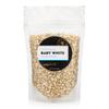Baby White Gourmet Popcorn Kernels - Dell Cove Spices - Tender White Hulless Popcorn for Movie Nights - Excellent for Stovetop and Air Poppers, Half Pound view 1