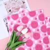 100 Sheets 20 * 14 Preppy Tissue Paper Hot Pink Smile Face Pink White Plaid Y2k Gift Wrap Tissue Paper for Gift Bags for Wedding Birthday Preppy Theme Party Decor view 4