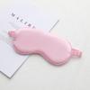2 Pcs Imitation Silk Sleep Masks Soft Eye Masks Night Sleeping Mask Comfortable Eye Cover Nap Meditation Blindfold Travel Eye Shades for Women Men Blue and Pink view 2