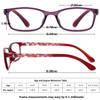 RaoOG Reading Glasses Blue Light Blocking for Women, Ladies Computer Readers 3.0, Flexible Eyeglasses Anti Eyestrain/Glare/UV (2 Pack/Case) view 4