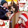 200 Pcs Christmas Disposable Paper Cups with Handle Lovely Santa 8 oz Christmas Disposable Coffee Cocoa Hot Chocolate Cups Drinkware Beverage Tea for Xmas Party Hot Chocolate Supplies Decoration view 4
