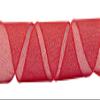 Zofrud Red Burlap Ribbon - 2.5 Inch x 10 Yards | Faux Jute Wired Ribbon for Wreaths, Christmas Decorations, Rustic Weddings, and Large Bow view 2