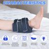 3D Compact Heel Protectors for Pressure Sores & Bed Sore Relief, Foot Elevation Pillow for Bedridden Patients, Heel Cushion for Post-Surgery Recovery, Ankle Support Foot Wedge Pillow to Reduce Pressure(Navy Blue 1 pc) view 2