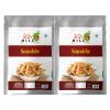 90's MILL Organic Namkeen Gujrati Namkeen Snack Saloni | Mathri Fresh Crispy Breakfast Matthi | Homemade Classic Indian Mathri Snack Perfect for Tea Time or Anytime Snacking-150g*2Pack view 1
