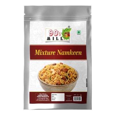 90's MILL Authentic Shahi Marwar Ki Special Rajwadi Mixture Namkeen | Tea- Time Munchies to Spend Time with Friends Family | Vegetarian | No Artificial Colours No Artificial Flavour-300g*1Pack