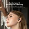 IHAO Open Ear Earbuds Air Conduction Headset Wireless Bluetooth Sport Headphones with Mic Earphone Lightweight Painless Wearing Sweatproof Earpiece Stereo Earphone for Running Hiking Bicycling-Black view 3