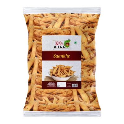 90's MILL Marwar Healthy Wheat Mathri Crispy Ajwain Khasta Mathri Matthi Namak para Namkeen Nimki Snacks Mathri Snacks Evening Tea Time Snack | Namkeen Snacks Handmade Mathri-250 * 1Pack