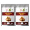 90's MILL Ready to Eat Snack Mini Kachauri Indian Namkeen Nashta | Dal Kachori Baked Masala Moong Mung Dal Gol Kachaudee | Mini Kachori for Evening Tea Time Snack Fry in Peanut oil-150g*2Pack view 1