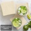 1000 pack Paper Cocktail Napkins, Beverage Napkin 5x5, Bar Napkins, Compostable Natural Kraft Brown Napkins, Unbleached, for Party Picnic Kitchen view 3