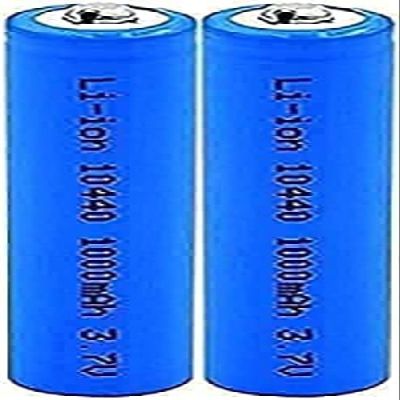 JcaKes Aa Lithium Batteries3.7V 1000mAh 10440 Lithium Batteries Replacement Batteries for Electric Shaver, 2 Pack