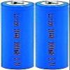 JcaKes Aa Lithium Batteries3.7V 1000mAh 10440 Lithium Batteries Replacement Batteries for Electric Shaver, 2 Pack view 1