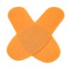 1 Pair Shoe Sole Repair, Rubber Full Soles Shoe Repair Supplies,12.7in Long 4.9in Wide Noise Reduction Thickness for Replacement(Orange) view 1
