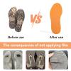 1 Pair Shoe Sole Repair, Rubber Full Soles Shoe Repair Supplies,12.7in Long 4.9in Wide Noise Reduction Thickness for Replacement(Orange) view 4