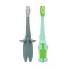 Dr. Talbot's Toddler Training Toothbrush for Kids - (2-Pack) - 6+ Months - Alligator/Elephant view 1