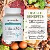 TRANSFORMATION THE GENESIS OF GOOD HEALTH Protease 375K Enzyme Blend Supplement, High-Potency Formula for Protein Absorption & Gut Health, Advanced Enzym Support for Nuttrient Absorption, Non-GMO, 120 view 2