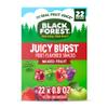 Black Forest, Juicy Burst, Fruit Flavored Snacks, Mixed Fruit Flavors, A Juicy Burst of Natural Flavors, Made with Real Fruit Juice, 0.8 oz 22 ct view 1