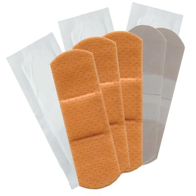 200 Sheer Plastic Flexible Adhesive Bandages with Non-Stick Pad - Strong Sterile 1x3 Bandage for Wound Care for First Aid Kits - Latex Free Long Lasting Dressing for Cuts and Abrasions (2x100)