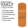 200 Sheer Plastic Flexible Adhesive Bandages with Non-Stick Pad - Strong Sterile 1x3 Bandage for Wound Care for First Aid Kits - Latex Free Long Lasting Dressing for Cuts and Abrasions (2x100) view 2