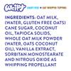 Whipt Plant Based, Dairy Free Oat Whipped Topping, 6.5 Ounce (Pack of 6), Gluten Free, Lactose Free Dessert Topping view 4