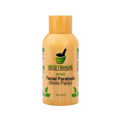 Bestmade Facial Paralysis Natural Remedy BM68 - Helps with Bell's Palsy, Facial Drooping, Tearing Eyes and Loss of Taste, 350 Pellets