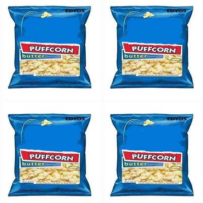 Puffcorn Butter Puffed Corn Snacks, 3.25 oz (1 Bag) - SET OF 4
