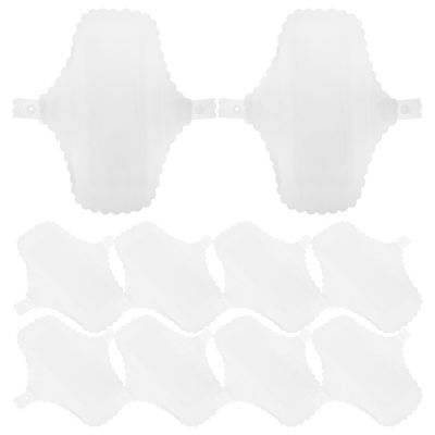 Waterproof Reusable Cotton Menstrual Pads - 10 Pcs Washable Period Pads for Women Ultra-Thin Leak-Proof Design Comfortable and Eco-Friendly 6.68X5.11In