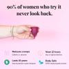 Pixie Cup - Soft, Safe, Reusable Menstrual Cup - Ranked 1 for The Best Tampon Alternative - 100% Medical-Grade Silicone Period Cup for Feminine Care - Buy One We Give One (Plum, Large) view 3