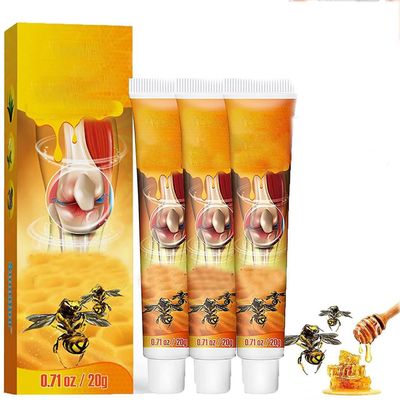 TPTAL 3PCS Beevenom New Bee Venom Professional Gel,Bee Venom Cream New,Propolis Professional Gel Joint Cream of Neck,Knee,Shoulder,Waist,Leg