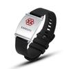 AOAMID Medical Alert Bracelets for Men Women Adjustable Free Engraving Sport Silicone Medical ID Bracelets 8.5 Inches (L-Black-xarelto) view 1