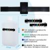 14 Pcs Urine Test Complete Kit Includes 2 Translucent Portable Travel Empty Bottles, 10 Adhesive Temperature Test Strips, Thick Velvet Bag and Hi-Stretch Hidden Leg view 2