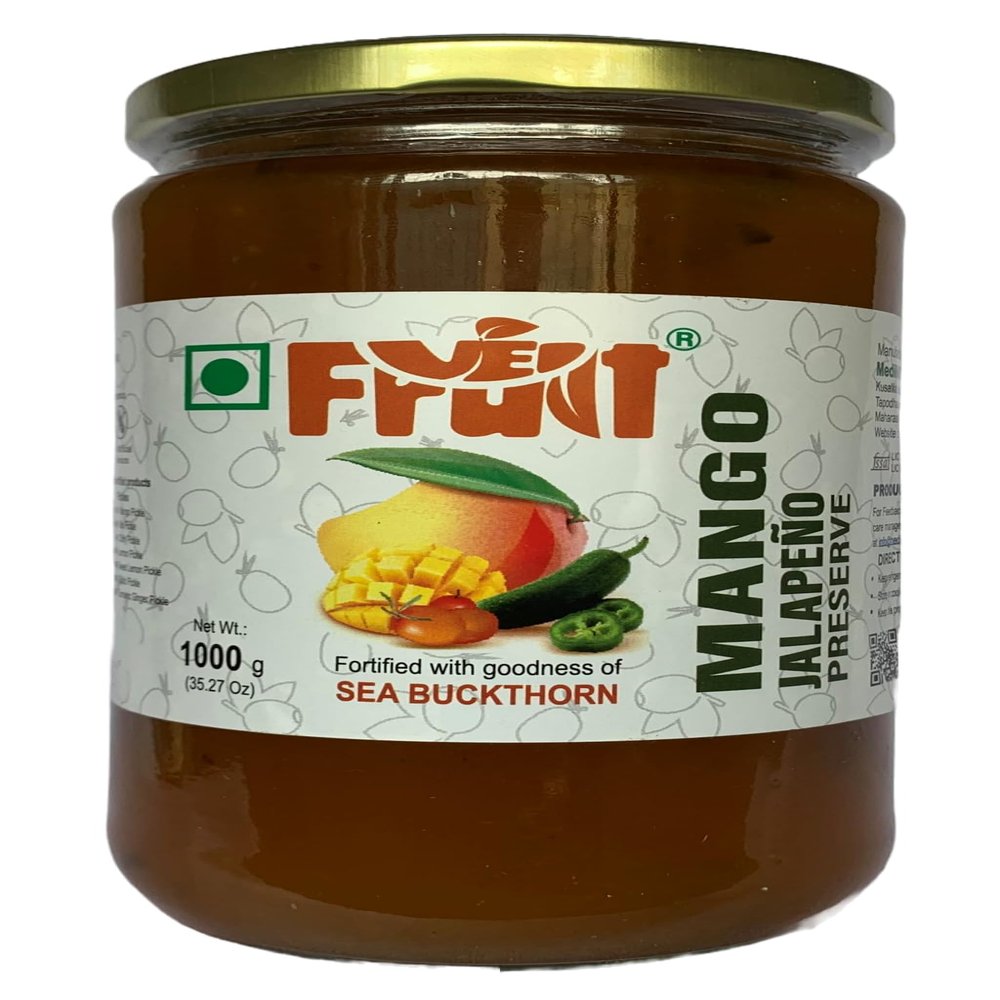 MEDINAURAL || Mango Jalapeno Jam, 1kg (35.274 Ounces)