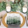 80 Pack Green Misty Forest Paper Napkins Woodland Theme Disposable Luncheon Dinner Napkins Decorative Party Napkins for Home Kitchen Bathroom Holiday Party Supplies, 6.5 x 6.5 Inch view 4
