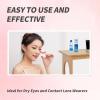 BRBASAP Eye Wash Cup 4Pack Eye Wash Kit Bath Kit Silicone Eyelash Lid Care for Tired Dry Eyes Effective Eye Cleaner Solution with Storage Container Soothing Tired Eyes (Blue and Pink) view 4
