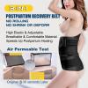 3 in 1 Postpartum Belly Band - Postpartum Belly Support Recovery Wrap, After Birth Brace, Slimming Girdles, Body Shaper Waist Shapewear, Post Surgery Pregnancy Belly Support Band (S/M, Black) view 4