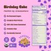 Clusterbucks Superfood Clusters  Grain-Free, Keto-Friendly Granola with Regeneratively Grown Sprouted Buckwheat Gluten-Free, Low-Carb, Organic Healthy Snack (3-Pack, Birthday Cake) view 2